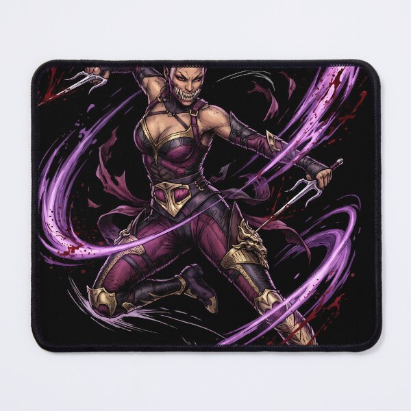 Artikelvorschau, Mileena Mortal Kombat Kampfspiel Grafik-T-Shirt entworfen und verkauft von Senpaiwaves.