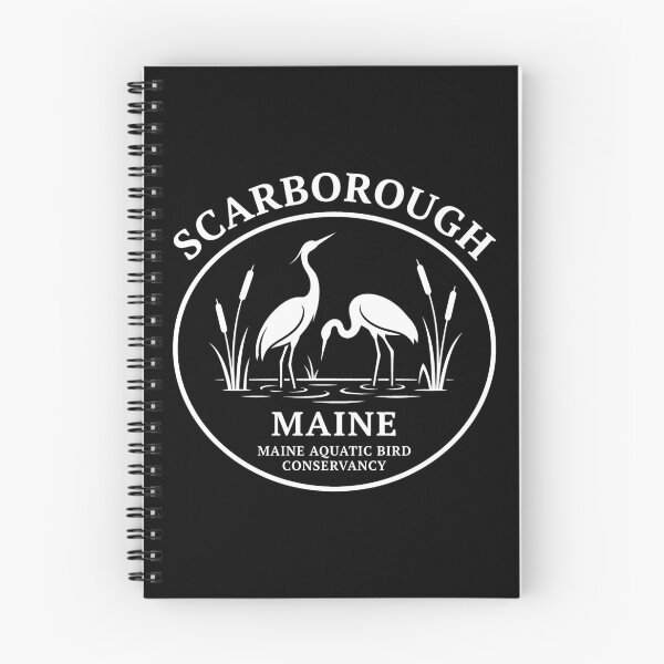 Item preview, Funny Wicked Decent Scarborough Maine Great Blue Heron & Egret Wildlife Conservation Vintage Nature Art designed and sold by gear-posters.