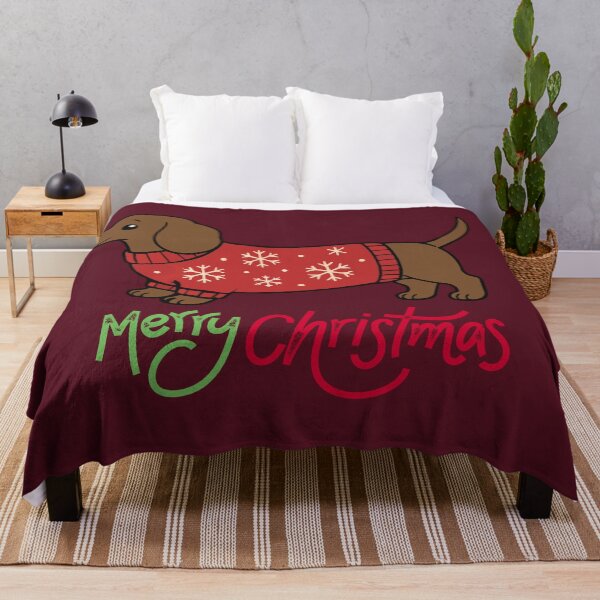 Item preview, Dachshund Merry Christmas Cute Wiener Dog designed and sold by stormk10.