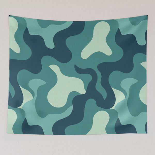 Item preview, Flouncy ocean wave pattern designed and sold by DuliDoodles.