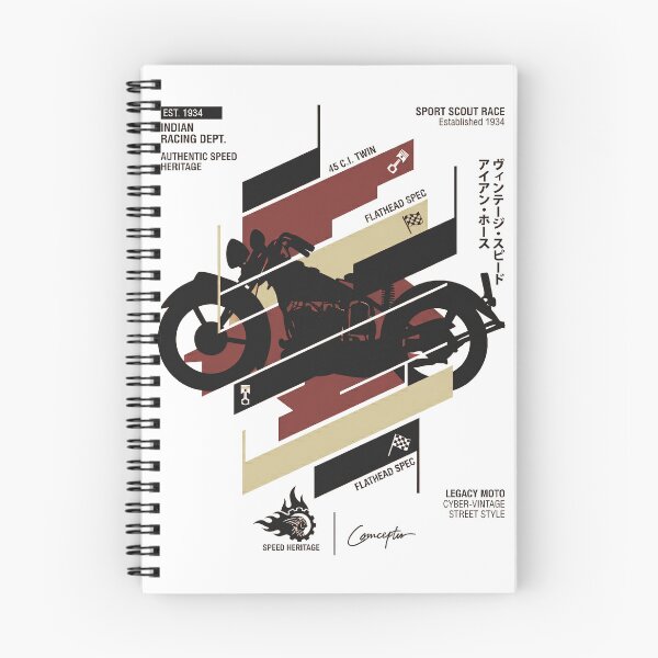 Item preview, 1934 Indian Sport Scout 45 CI Flathead Twin Cyber Vintage Graphic designed and sold by EdGraphy.