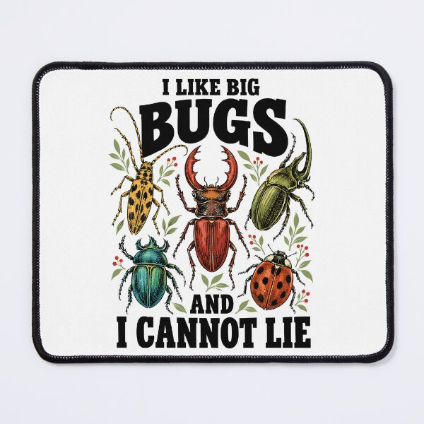 Item preview, I Like Big Bugs And I Can Not Lie Funny Bug Lover designed and sold by andre-hollow.