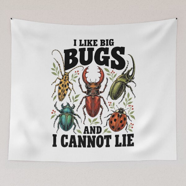 Item preview, I Like Big Bugs And I Can Not Lie Funny Bug Lover designed and sold by andre-hollow.