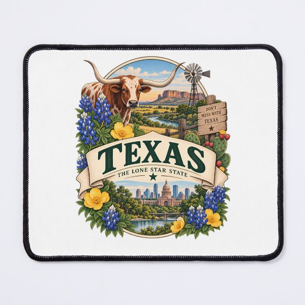 Item preview, Texas Vintage Travel Badge – The Lone Star State designed and sold by BLUEFOX05.