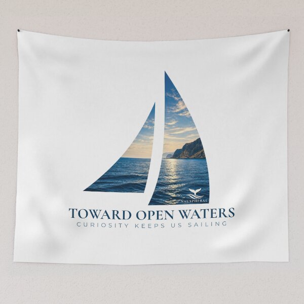 Item preview, Toward Open Waters – Minimalist Sailing & Ocean Design designed and sold by NAUSPHERAL.