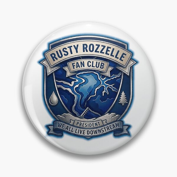 Item preview, Rusty Rozzelle Fan Club Badge designed and sold by FergFish.