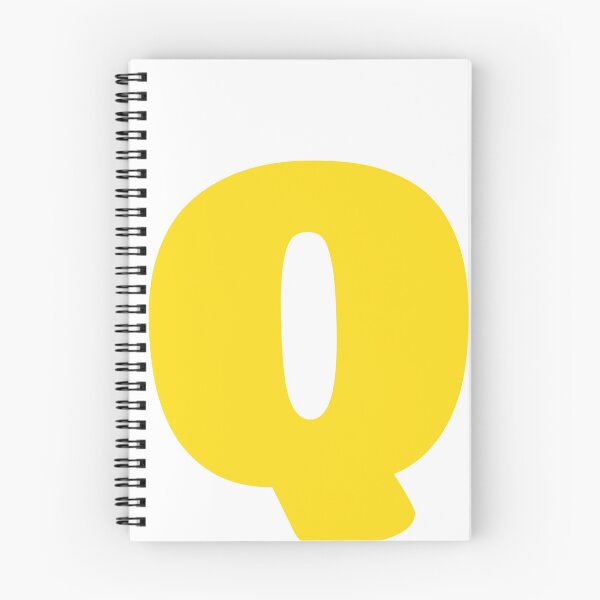 Item preview, Halloween Yellow Letter Q Initial designed and sold by remoteart.