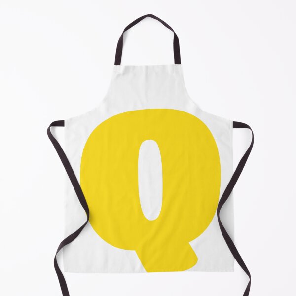 Item preview, Halloween Yellow Letter Q Initial designed and sold by remoteart.
