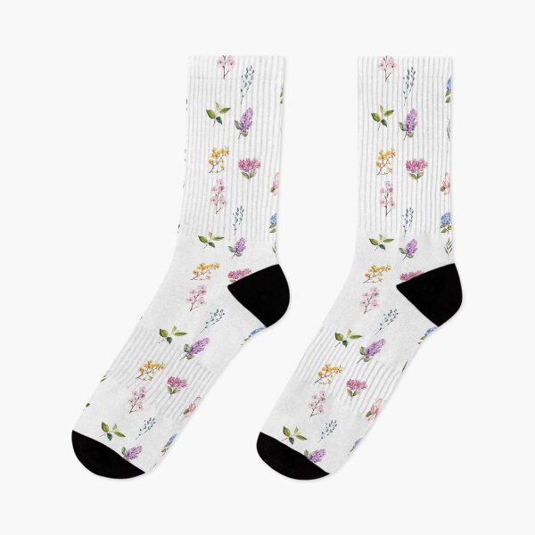 Item preview, Delicate Watercolor Spring Flowers and Leaves designed and sold by silviaol.