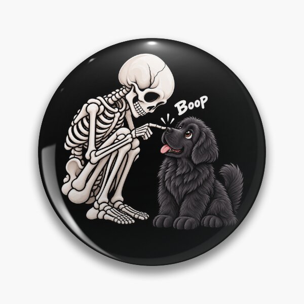 Item preview, Funny Skeleton Newfoundland Dog Boop Halloween Design Mom Dad designed and sold by rafaeltto.