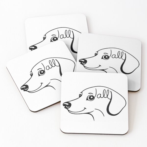 Item preview, The Official Dally Dachshund Logo designed and sold by GwynfydThinking.