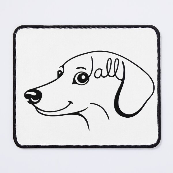 Item preview, The Official Dally Dachshund Logo designed and sold by GwynfydThinking.