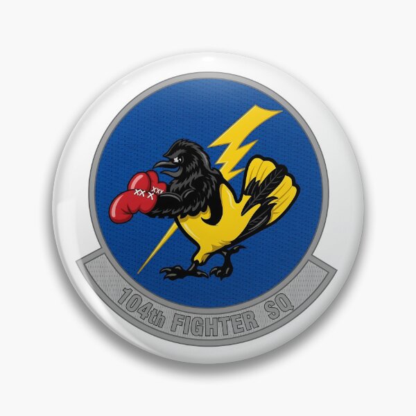 Item preview, USAF 104th Fighter Squadron Fighting Oriole Patch designed and sold by CharlieDesings.