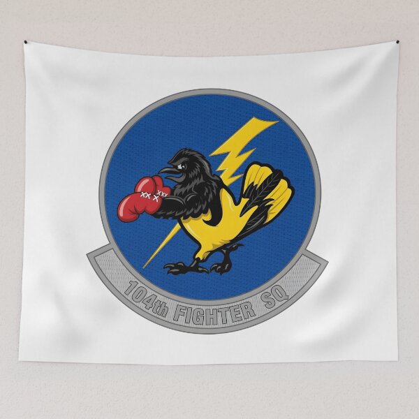Item preview, USAF 104th Fighter Squadron Fighting Oriole Patch designed and sold by CharlieDesings.