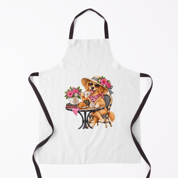 Item preview, Dog relaxing in Cafe drinking Coffee designed and sold by SABEHAT.