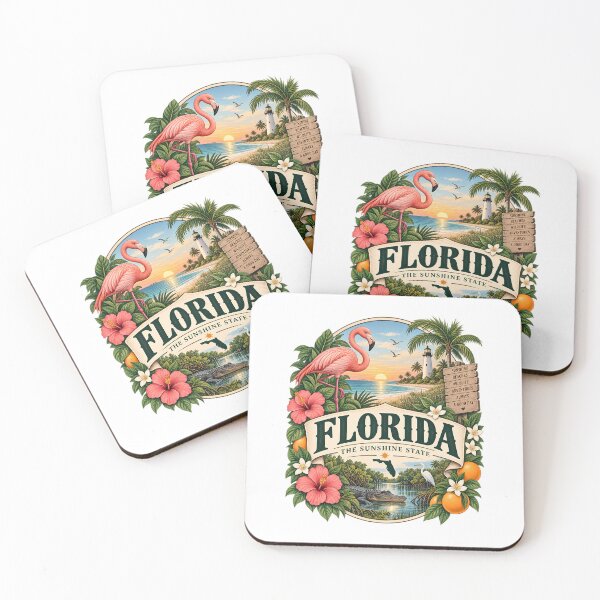 Item preview, Florida Vintage Travel Badge – The Sunshine State designed and sold by BLUEFOX05.