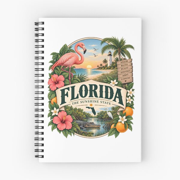 Item preview, Florida Vintage Travel Badge – The Sunshine State designed and sold by BLUEFOX05.