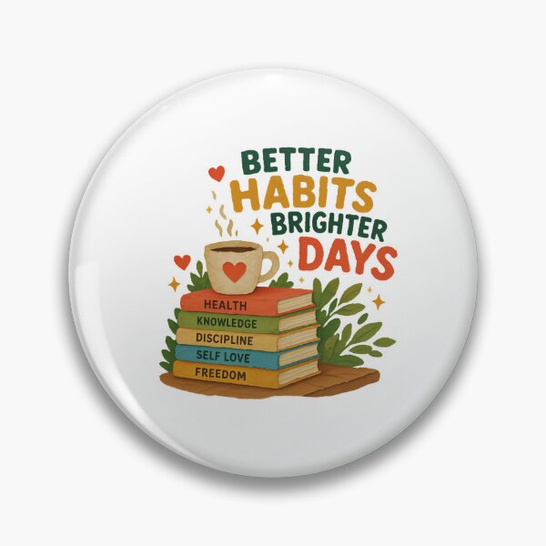 Item preview, Better Habits Brighter Days designed and sold by Akioos.
