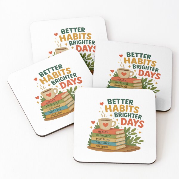 Item preview, Better Habits Brighter Days designed and sold by Akioos.