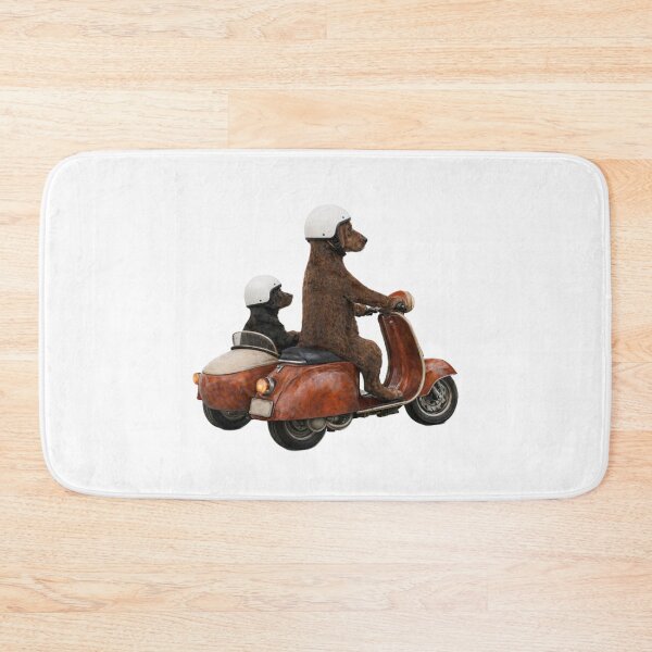 Item preview, Dally Dachshund and Rémi on Motorcycle Adventure designed and sold by GwynfydThinking.
