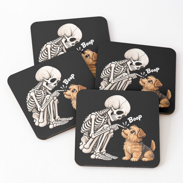 Item preview, Funny Skeleton Norfolk Terrier Dog Boop Halloween Design Mom Dad designed and sold by rafaeltto.