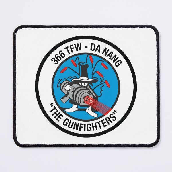 Item preview, USAF 366th Tactical Fighter Wing Da Nang The Gunfighters Patch designed and sold by CharlieDesings.