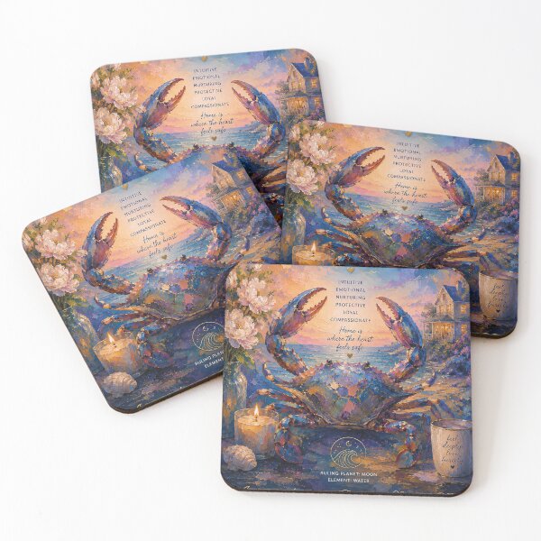 Item preview, Cancer Zodiac Painting – Kreeft Astrology Art designed and sold by GalleryKauffeld.