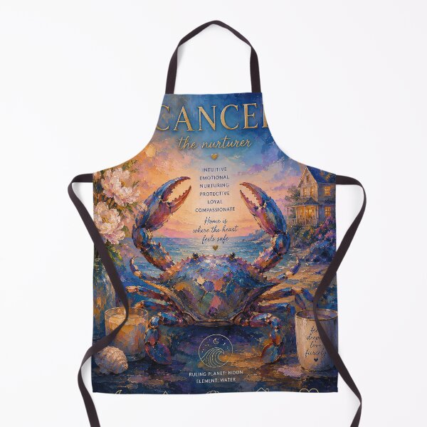 Item preview, Cancer Zodiac Painting – Kreeft Astrology Art designed and sold by GalleryKauffeld.