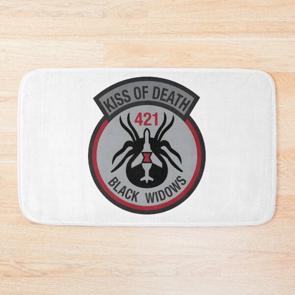 Item preview, USAF 421st Fighter Squadron Black Widows Patch designed and sold by CharlieDesings.