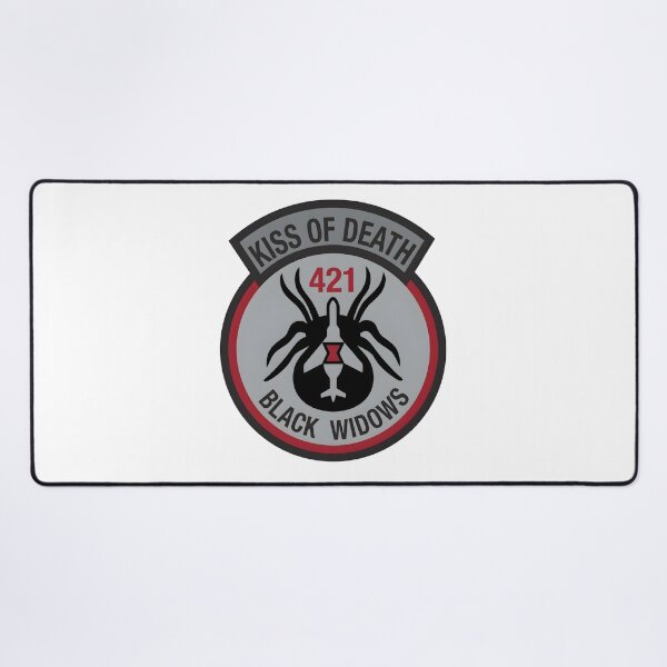 Item preview, USAF 421st Fighter Squadron Black Widows Patch designed and sold by CharlieDesings.
