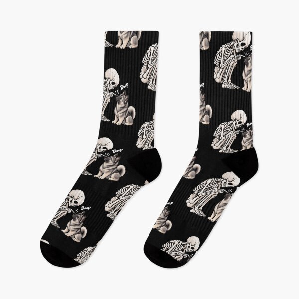 Item preview, Funny Skeleton Norwegian Elkhound Dog Boop Halloween Design Mom Dad designed and sold by rafaeltto.