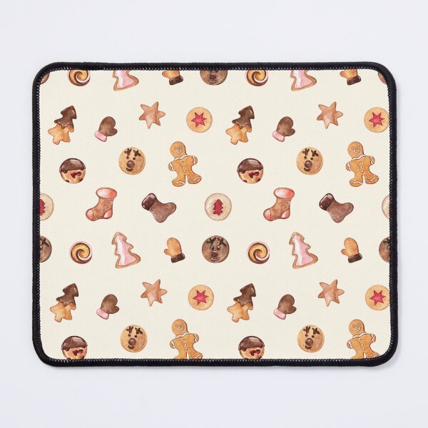 Item preview, Cute Christmas Cookies Pattern on Yellow designed and sold by Flowersforbear.