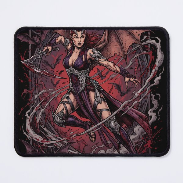 Item preview, Nitara Mortal Kombat Fighter Graphic Tee designed and sold by Senpaiwaves.