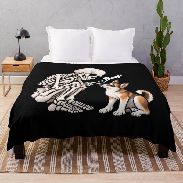 Item preview, Funny Skeleton Norwegian Lundehund Dog Boop Halloween Design Mom Dad designed and sold by rafaeltto.