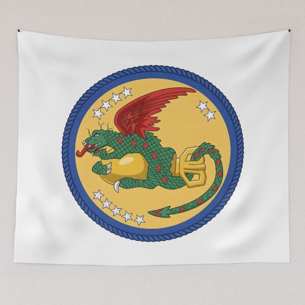 Item preview, US Navy Patrol Squadron 23 VP-23 Seahawks Dragon Patch designed and sold by CharlieDesings.