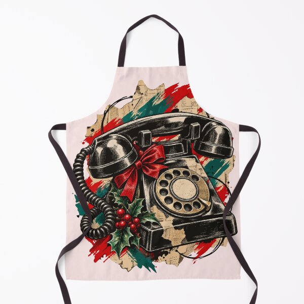 Item preview, Vintage telephone announces Christmas designed and sold by Honu2025.