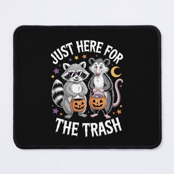 Item preview, Just Here For The Trash Funny Raccoon Opossum Halloween designed and sold by jkrphoto.