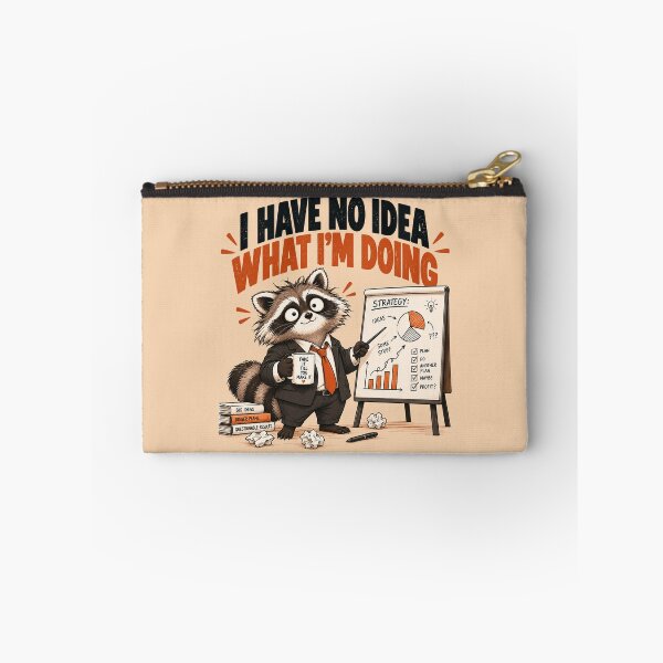 Item preview, I Have No Idea What I’m Doing – Raccoon CEO designed and sold by Furflix.