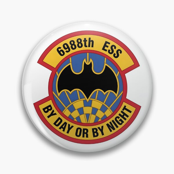 Item preview, USAF 6988th Electronic Security Squadron Bat Emblem Patch designed and sold by CharlieDesings.