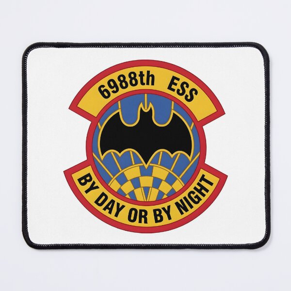 Item preview, USAF 6988th Electronic Security Squadron Bat Emblem Patch designed and sold by CharlieDesings.
