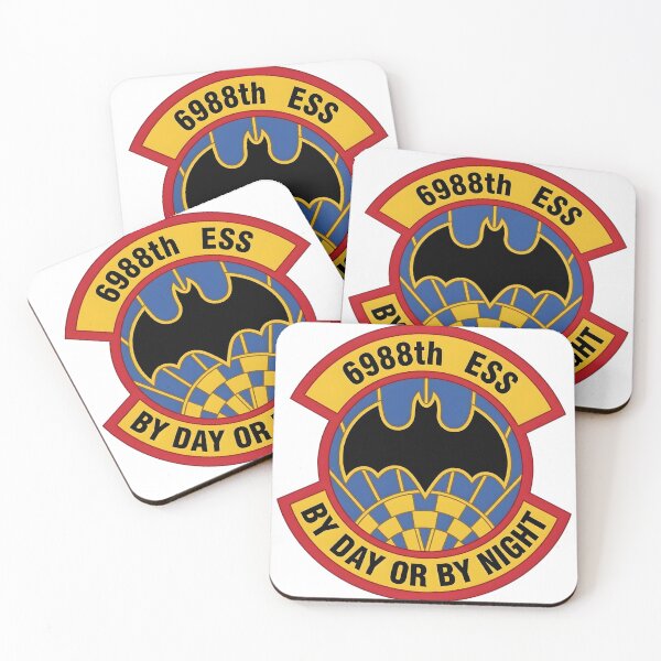 Item preview, USAF 6988th Electronic Security Squadron Bat Emblem Patch designed and sold by CharlieDesings.