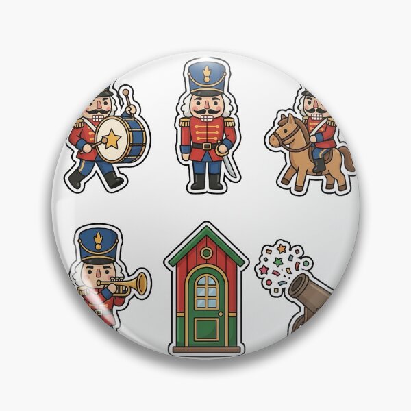 Item preview, Cute Toy Soldier March Sticker Pack - Holiday Guard Collection designed and sold by SimpleP.