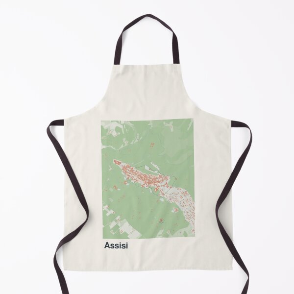 Item preview, Assisi Minimalistic Map Art designed and sold by MapsNerd.