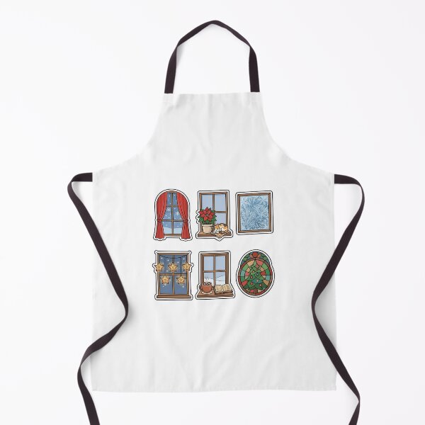 Item preview, Cozy Winter Window Views Sticker Pack - Festive Indoor Scenery designed and sold by SimpleP.