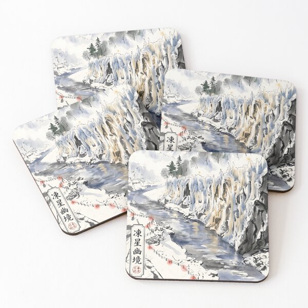 Item preview, Sumi-e Misotsuchi Icicles Art designed and sold by conohitoAI-ArtGallery.
