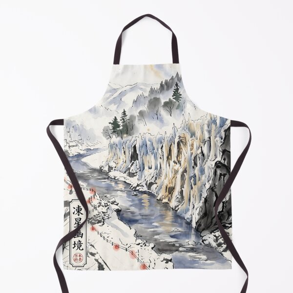 Item preview, Sumi-e Misotsuchi Icicles Art designed and sold by conohitoAI-ArtGallery.