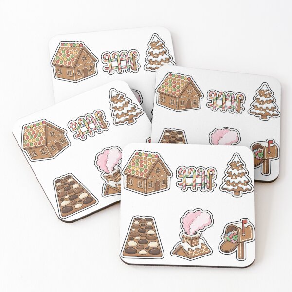 Item preview, Gingerbread House Village Sticker Pack - Sweet Cookie Decor Set designed and sold by SimpleP.