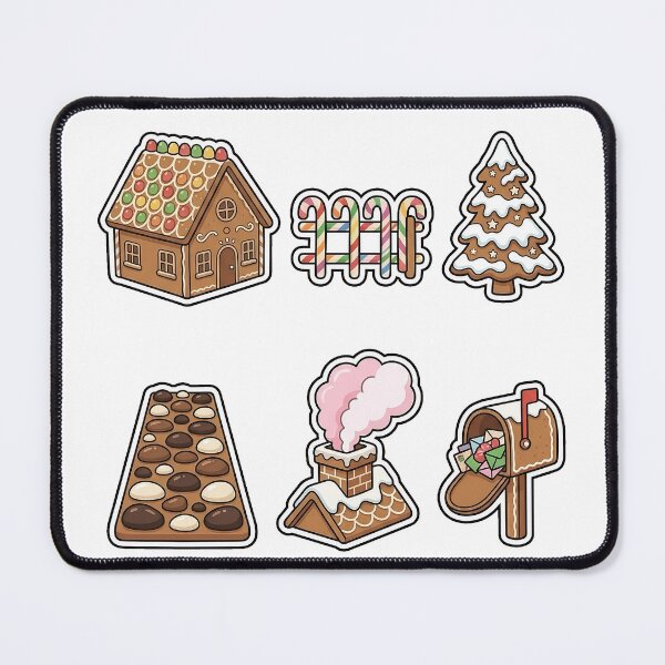 Item preview, Gingerbread House Village Sticker Pack - Sweet Cookie Decor Set designed and sold by SimpleP.