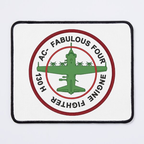 Item preview, USAF AC-130H Spectre Gunship Fabulous Four Engine Fighter Patch designed and sold by CharlieDesings.