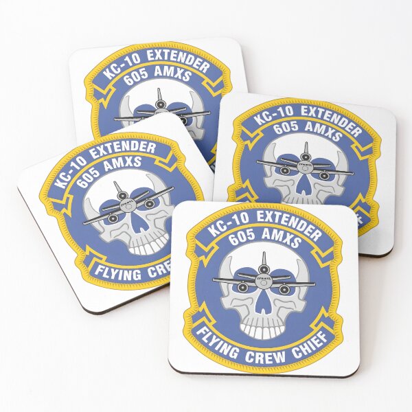 Item preview, USAF KC-10 Extender 605 AMXS Flying Crew Chief Patch designed and sold by CharlieDesings.